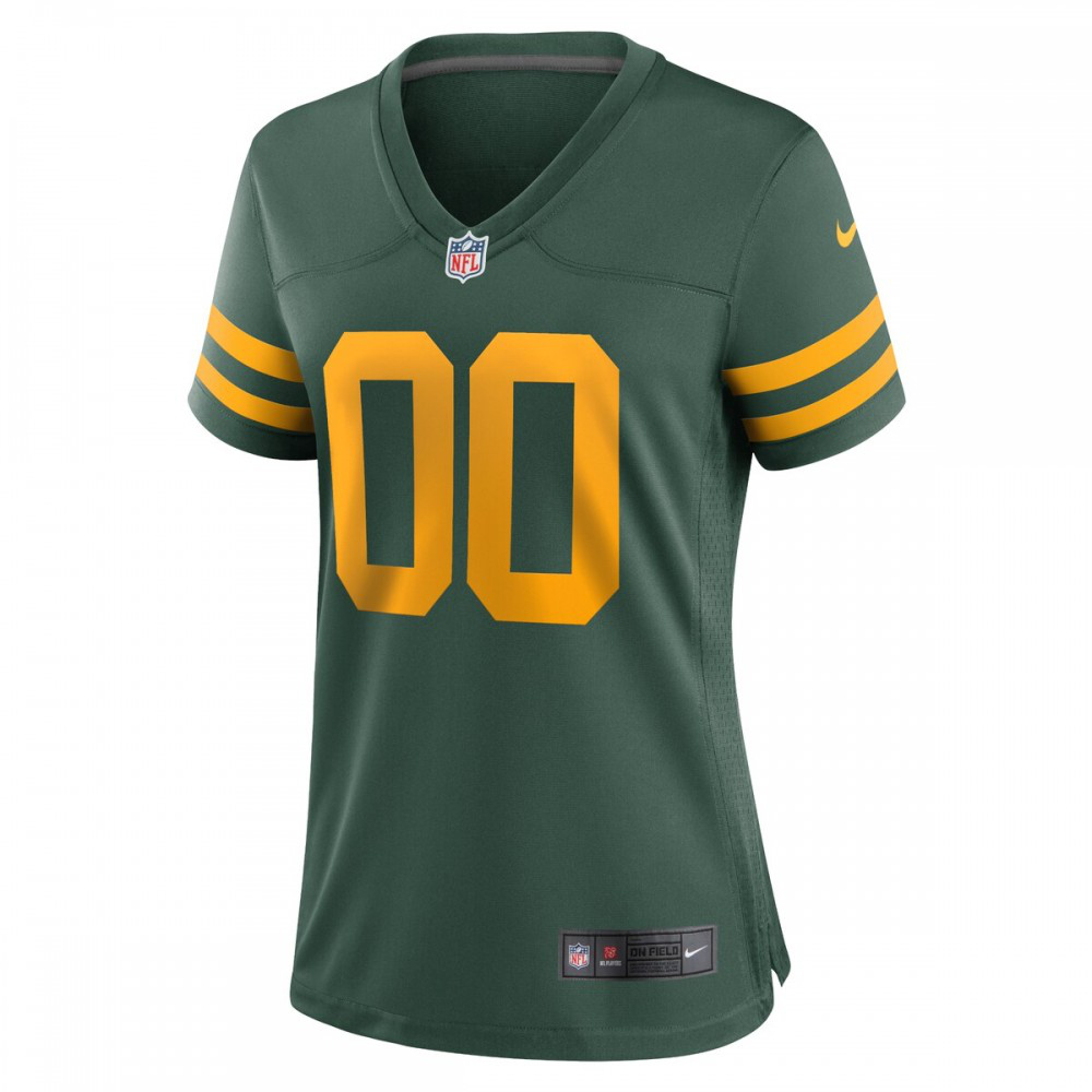 Green Bay Packers Nike Women's Alternate Custom Jersey - Green-Profan Arena